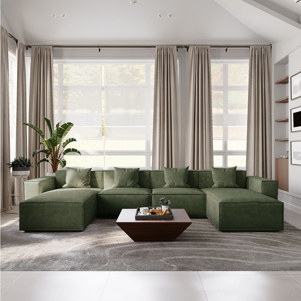 Metro Four Seater Chaise Lounge U Shape