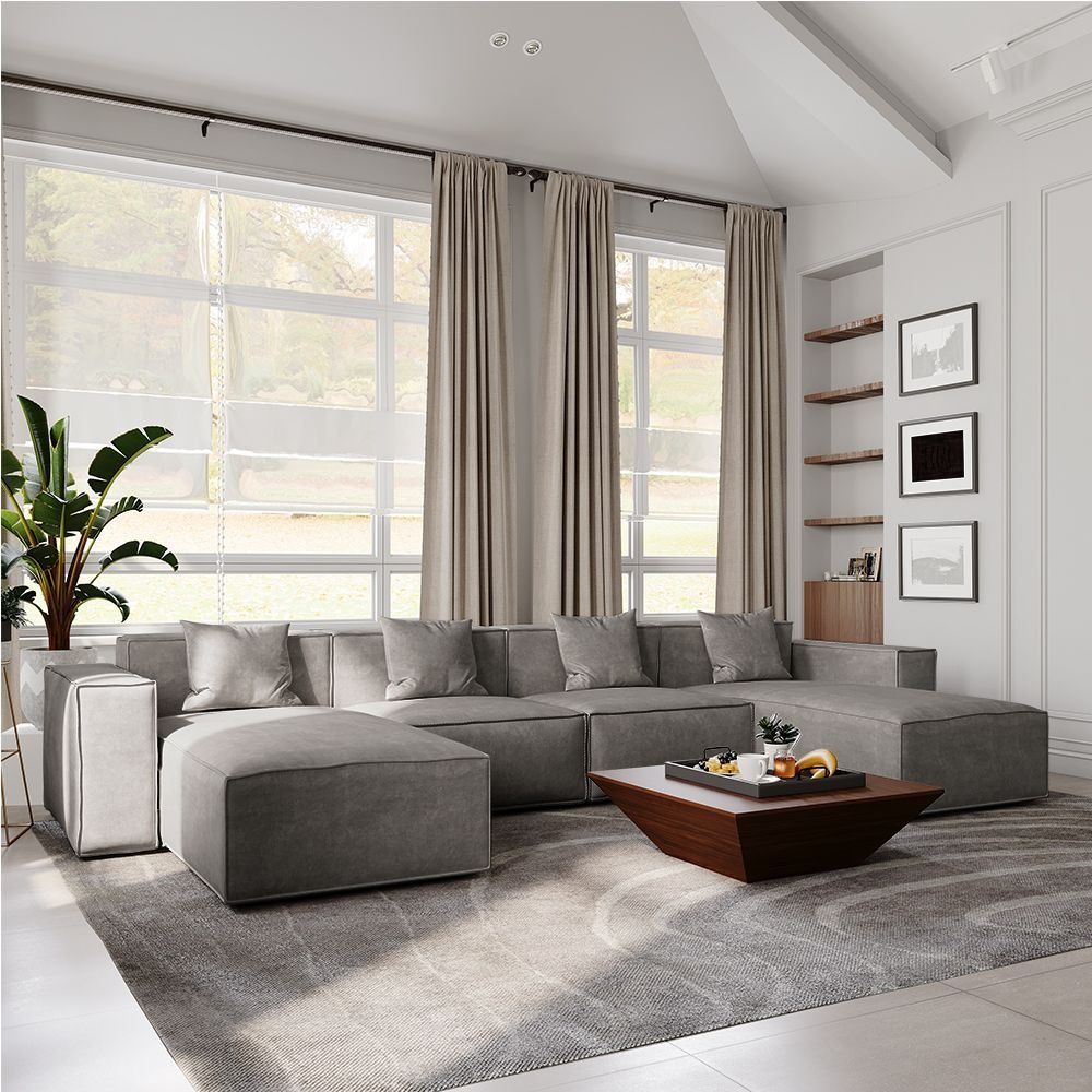 Metro Four Seater Chaise Lounge U Shape