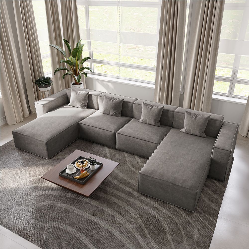 Metro Four Seater Chaise Lounge U Shape