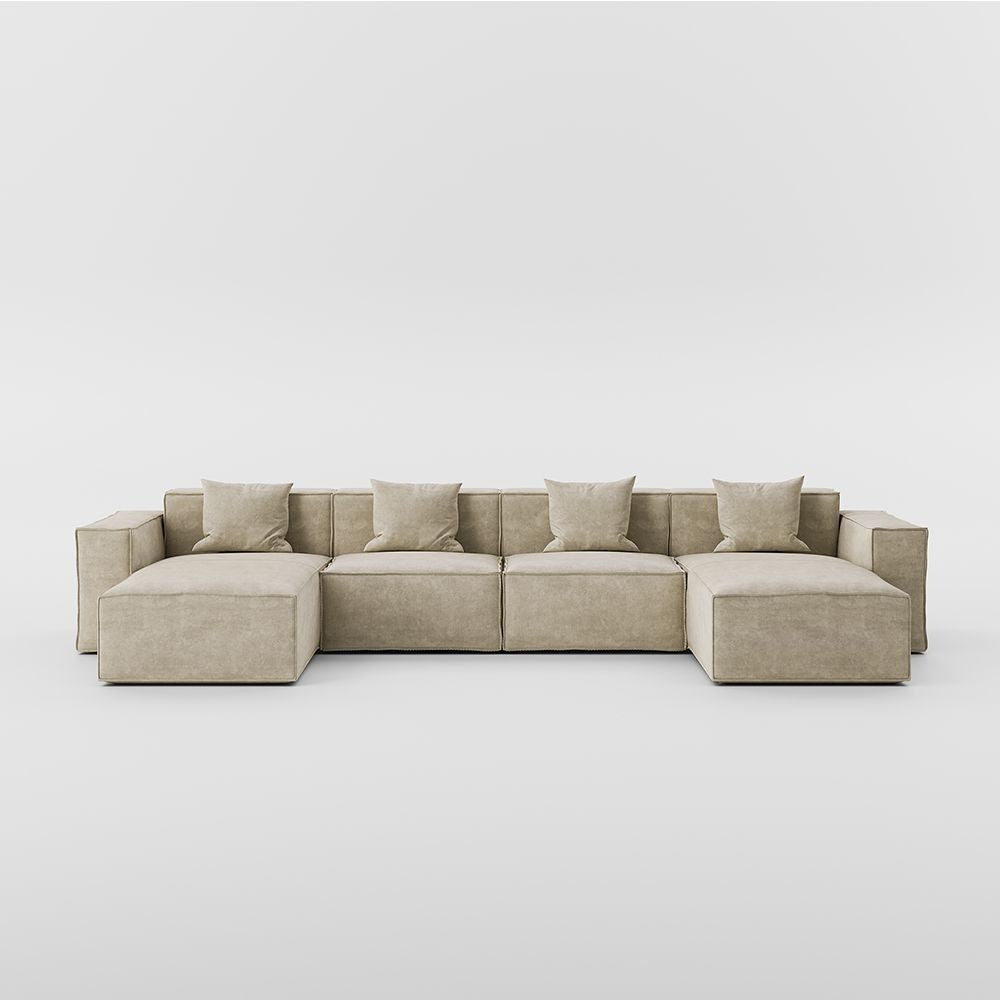 Metro Four Seater Chaise Lounge U Shape
