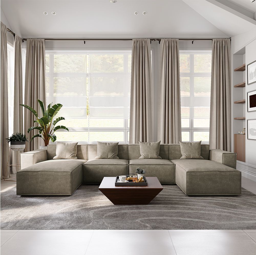 Metro Four Seater Chaise Lounge U Shape