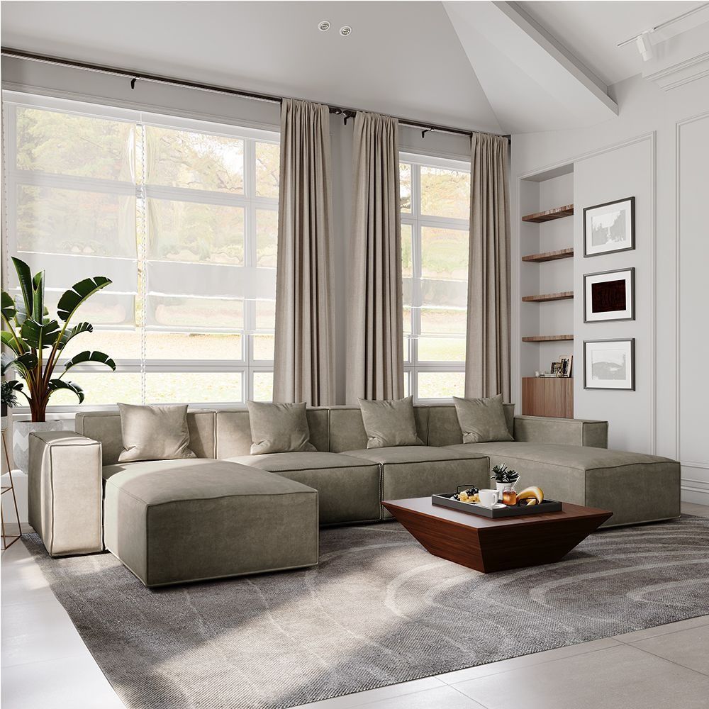 Metro Four Seater Chaise Lounge U Shape