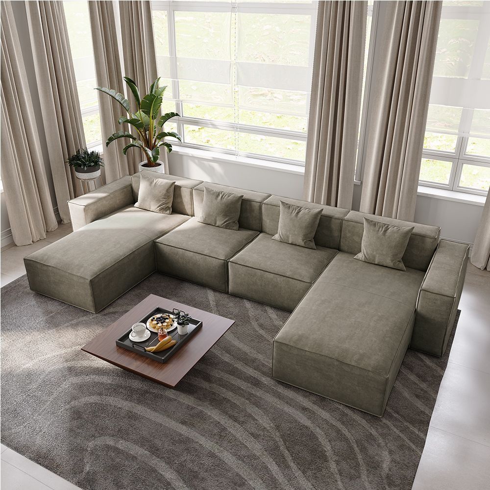 Metro Four Seater Chaise Lounge U Shape