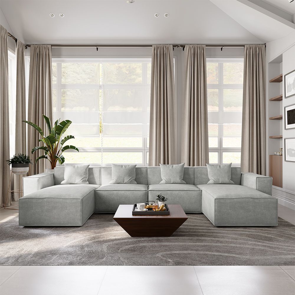 Metro Four Seater Chaise Lounge U Shape