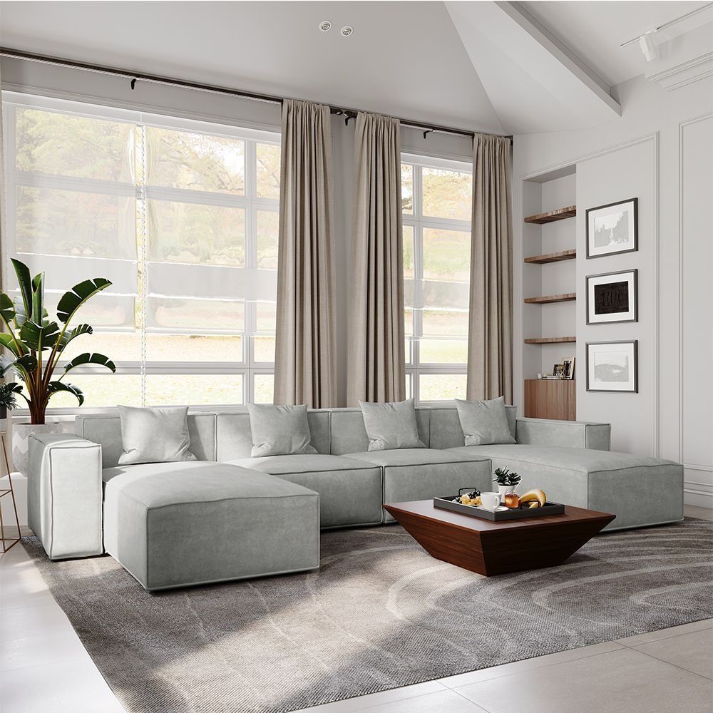 Metro Four Seater Chaise Lounge U Shape