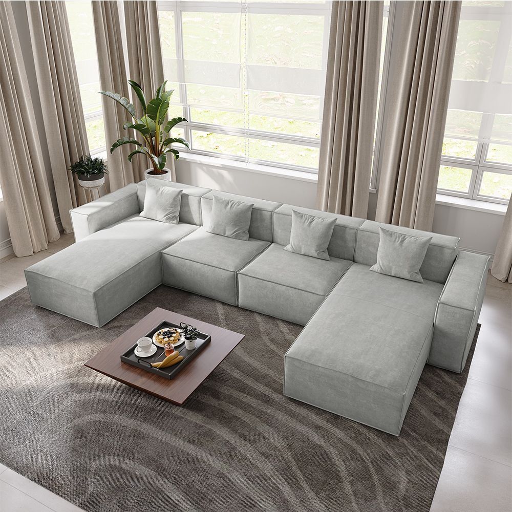 Metro Four Seater Chaise Lounge U Shape