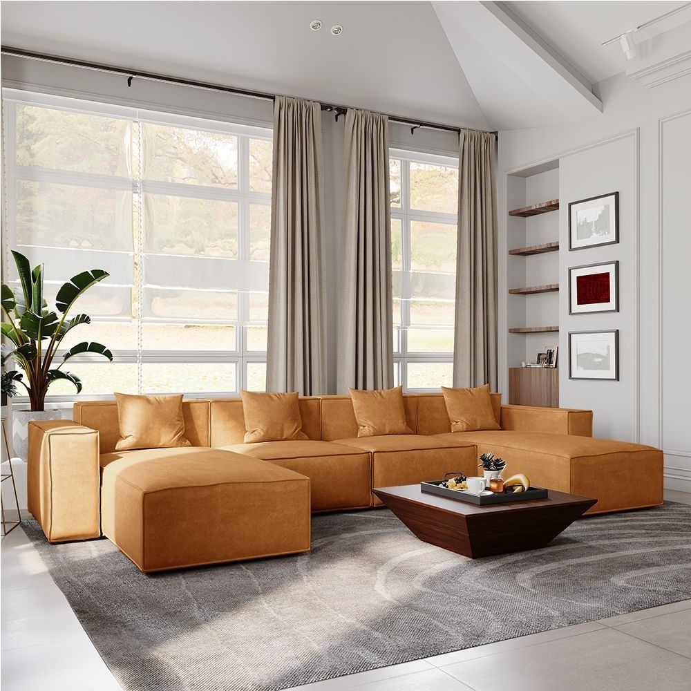 Metro Four Seater Chaise Lounge U Shape