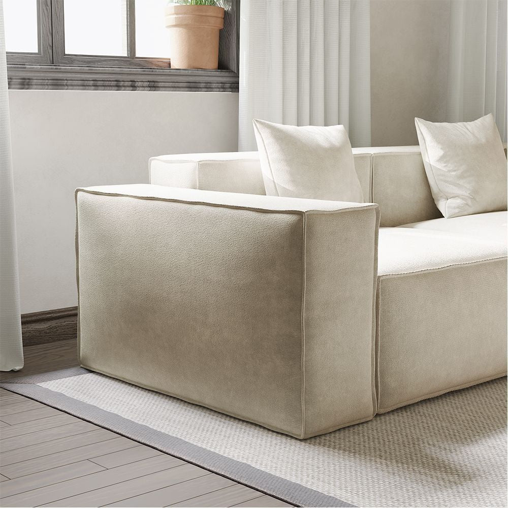 Metro Three Seater with Two Ottomans