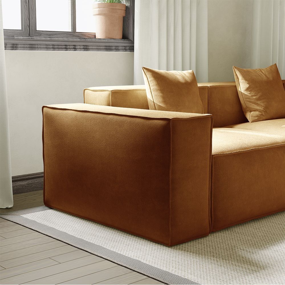 Metro Three Seater with Two Ottomans