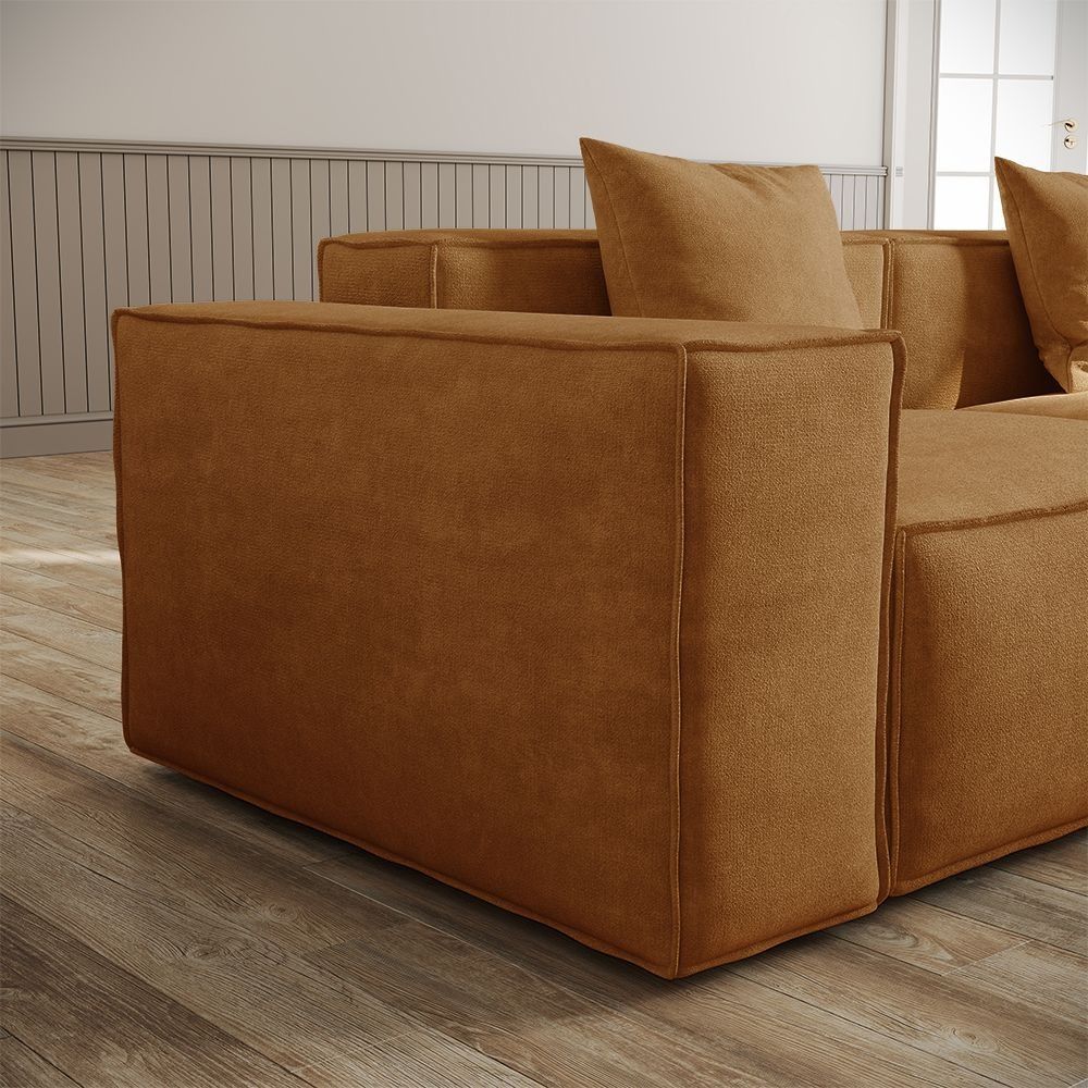 Metro Four Seater L Shape with Ottoman