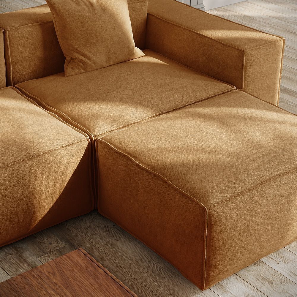 Metro Four Seater L Shape with Ottoman