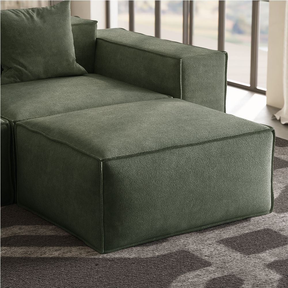 Metro Four Seater L Shape with Ottoman