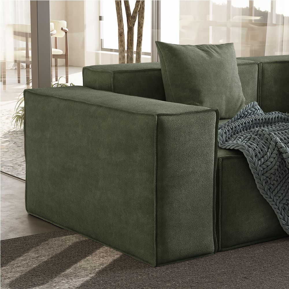 Metro Four Seater L Shape with Ottoman