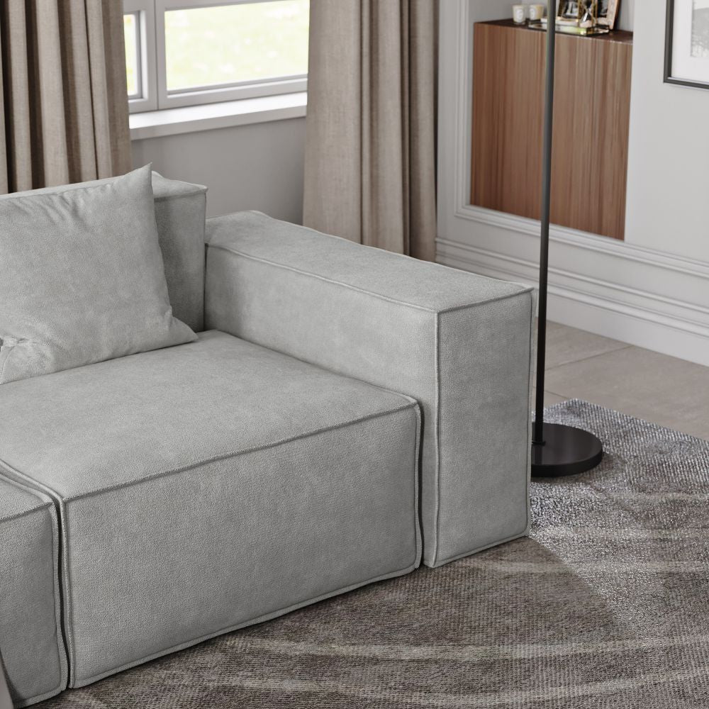 Metro Four Seater L Shape with Ottoman