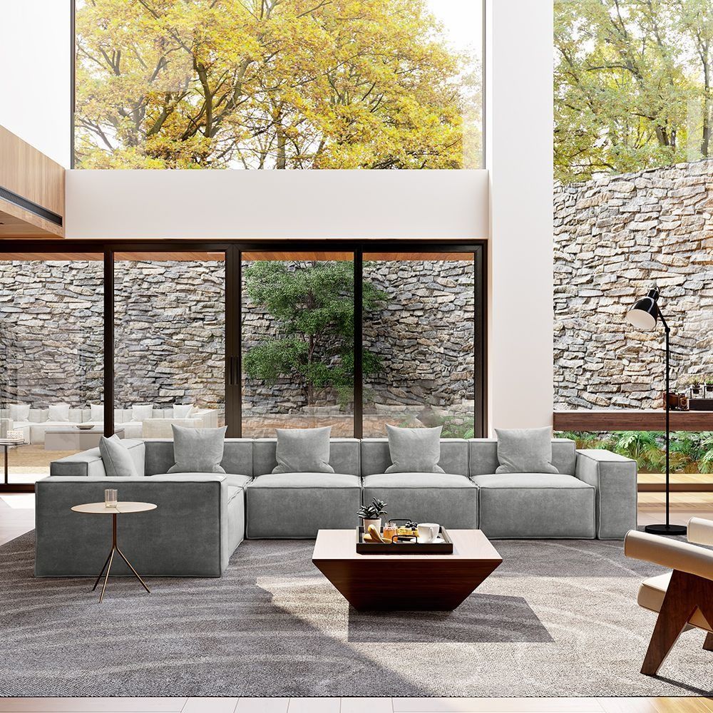 Metro Five Seater L Shape