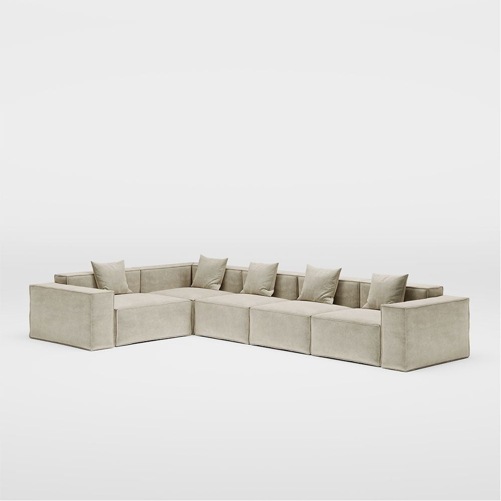Metro Five Seater L Shape