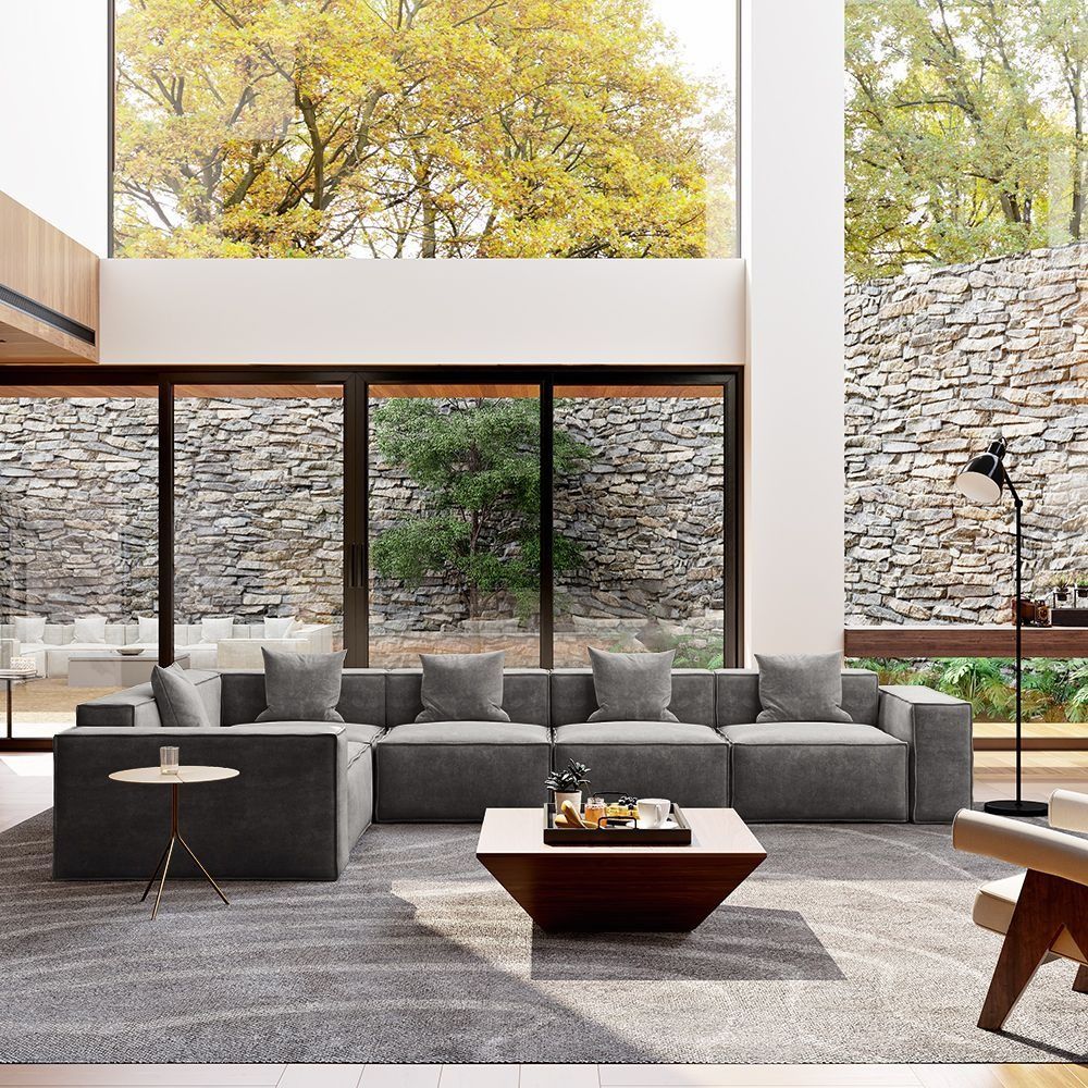 Metro Five Seater L Shape