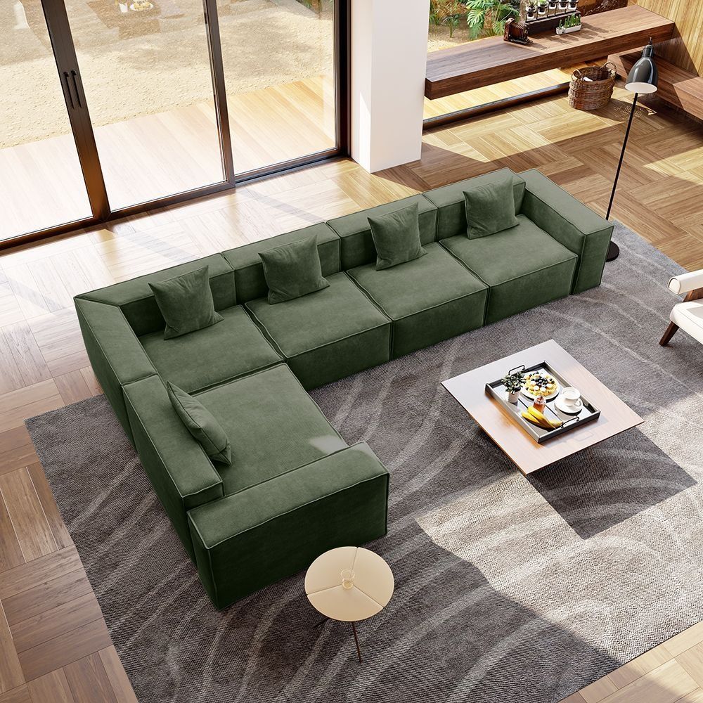 Metro Five Seater L Shape