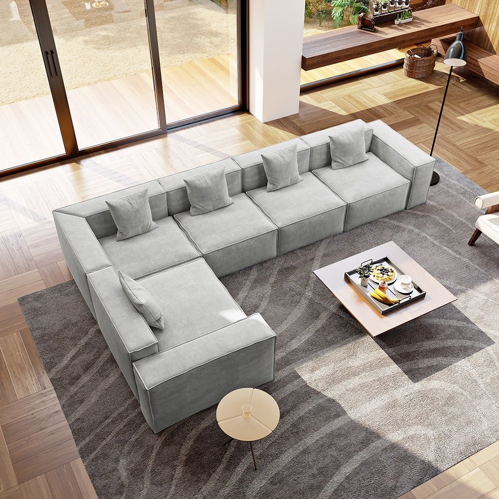 Metro Five Seater L Shape