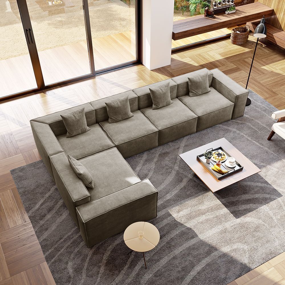 Metro Five Seater L Shape