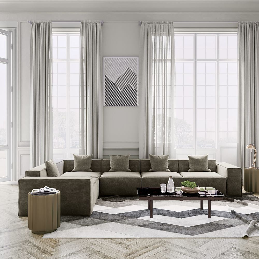 Metro Five Seater L Shape