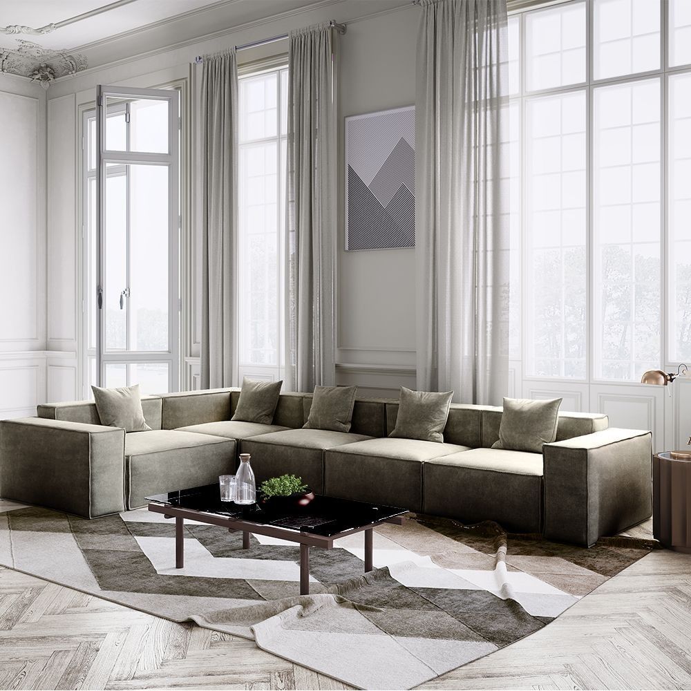 Metro Five Seater L Shape