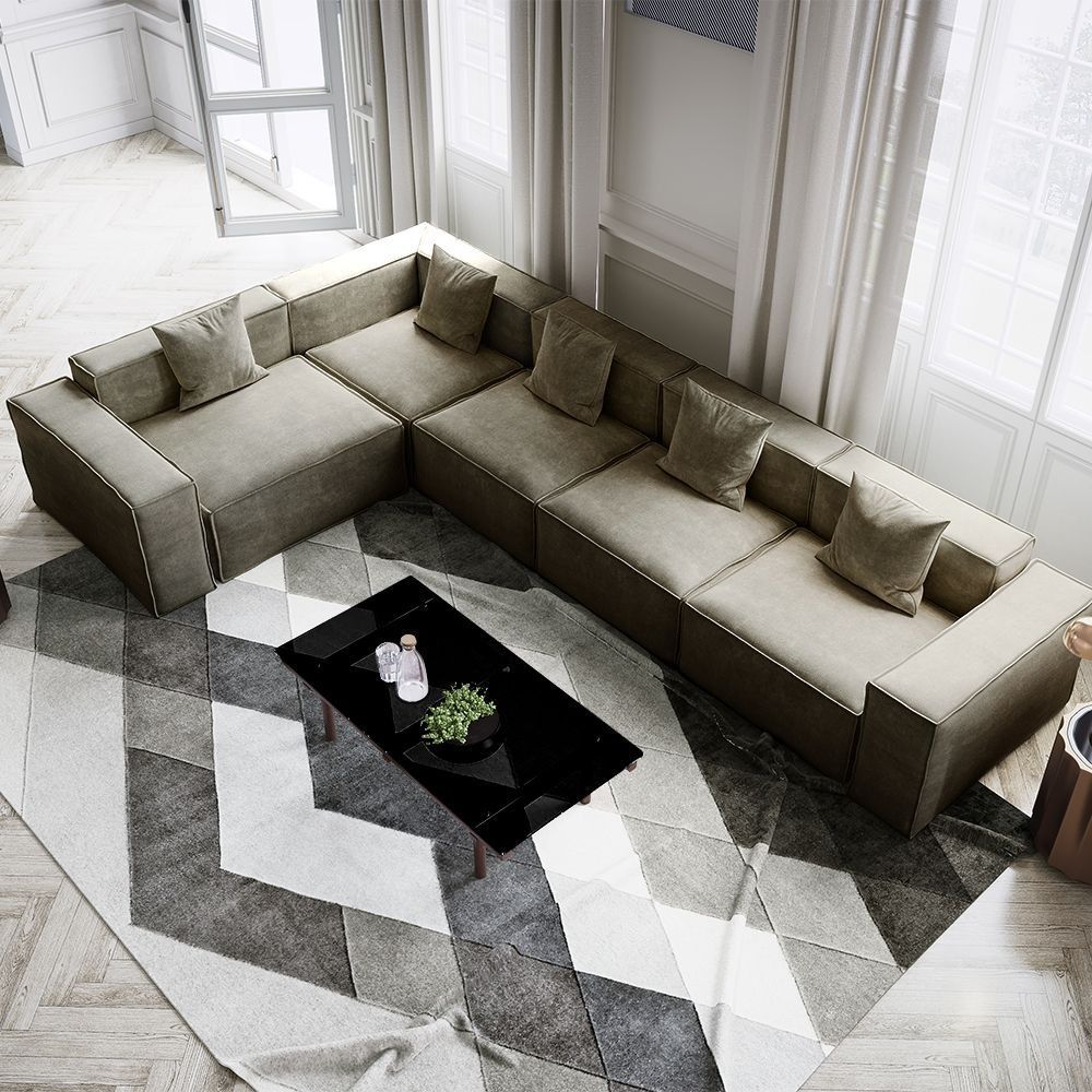 Metro Five Seater L Shape