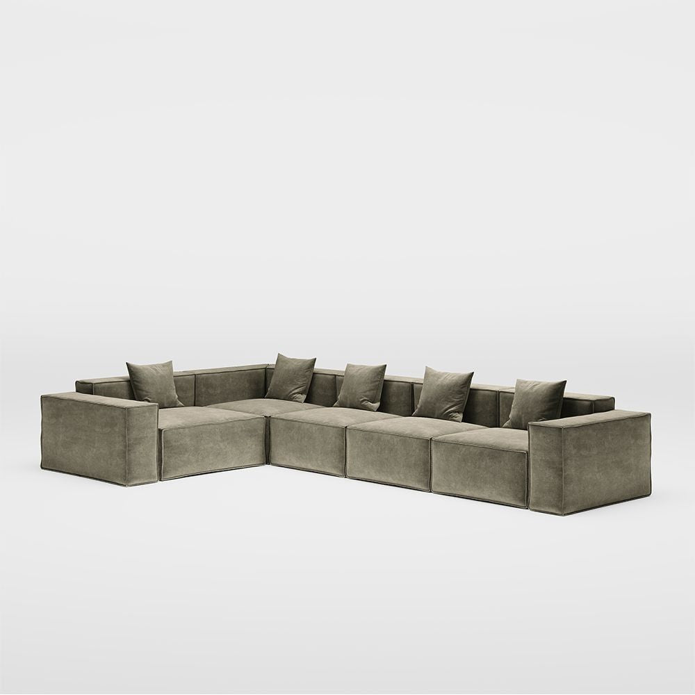 Metro Five Seater L Shape