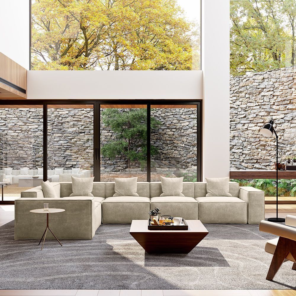 Metro Five Seater L Shape