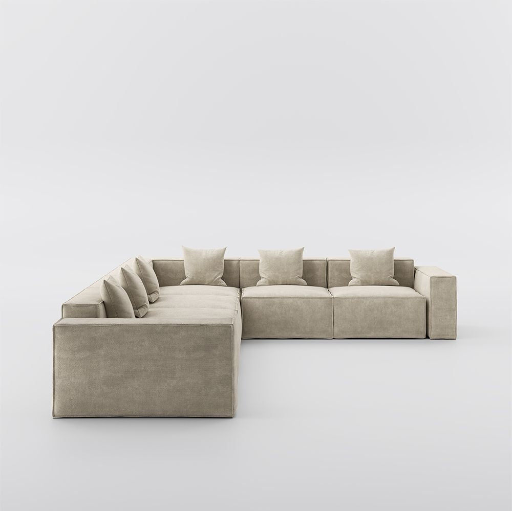 Metro Six Seater L Shape