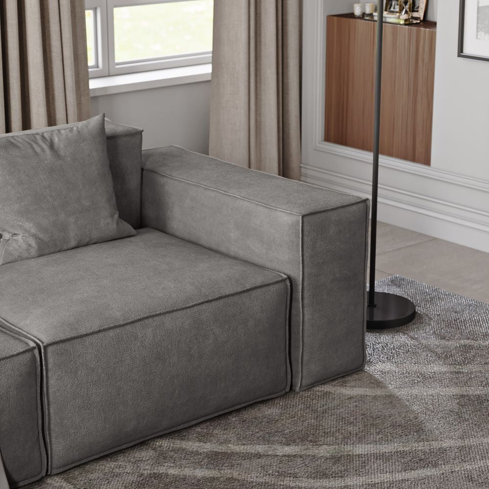 Metro Seven Seater L Shape with Ottoman