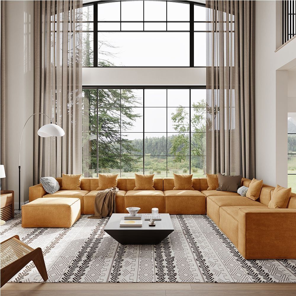 Metro Seven Seater L Shape with Ottoman
