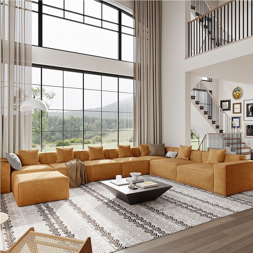 Metro Seven Seater L Shape with Ottoman
