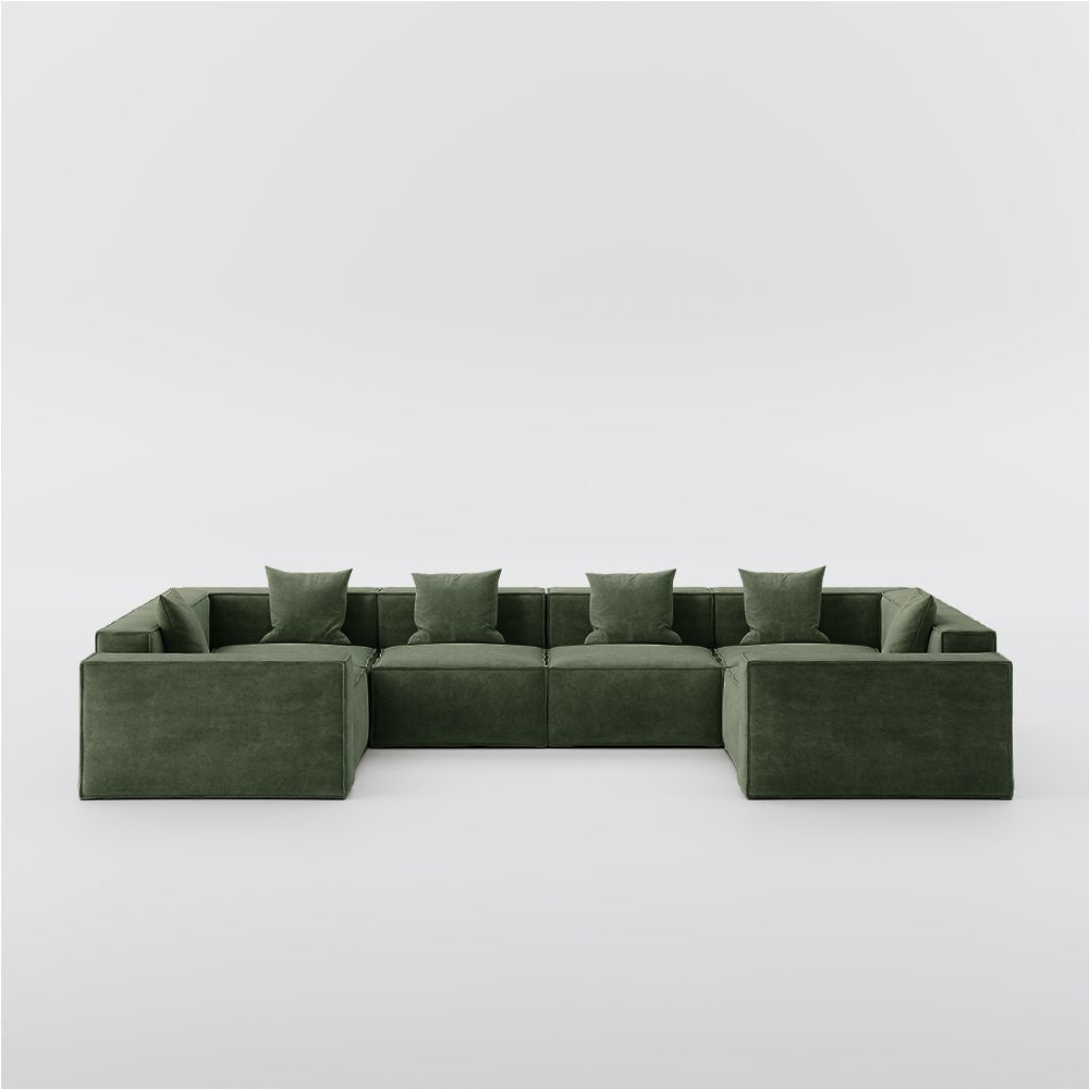 Metro Six Seater U Shape