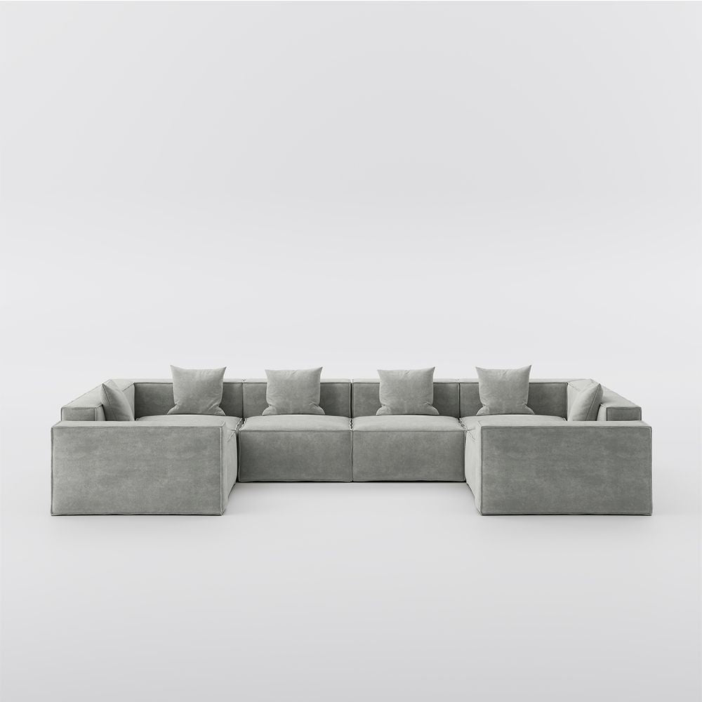 Metro Six Seater U Shape