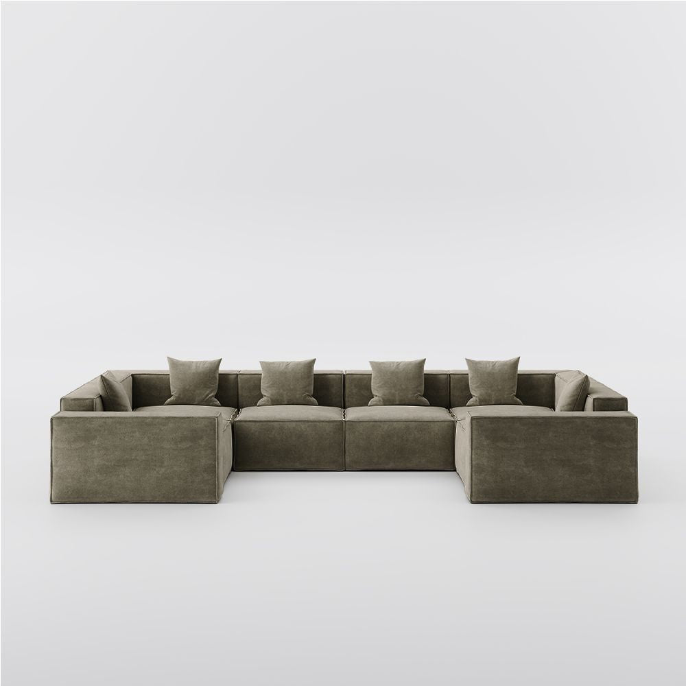 Metro Six Seater U Shape