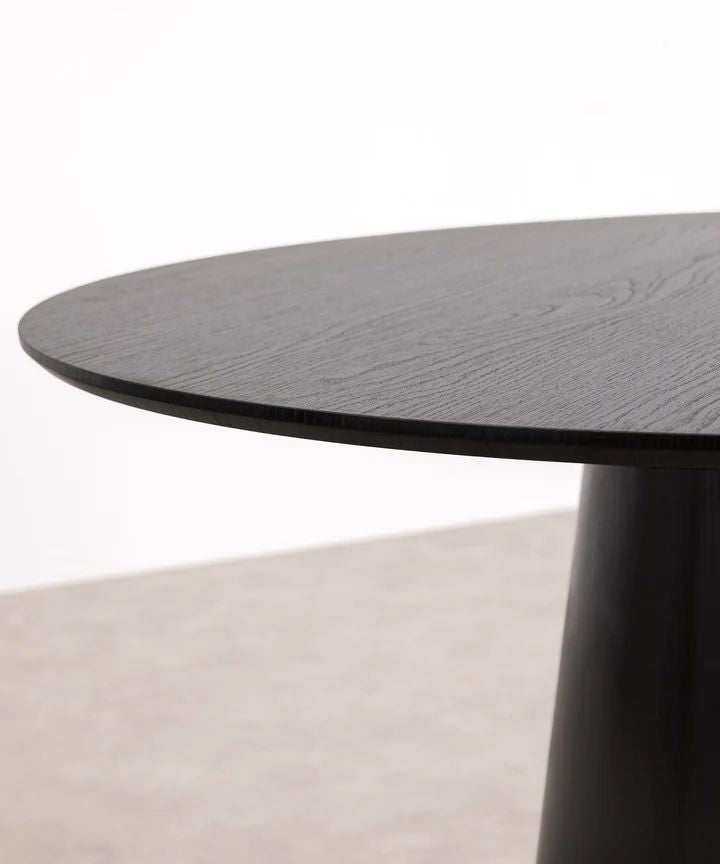 Drift Round Dinning Table (Black)