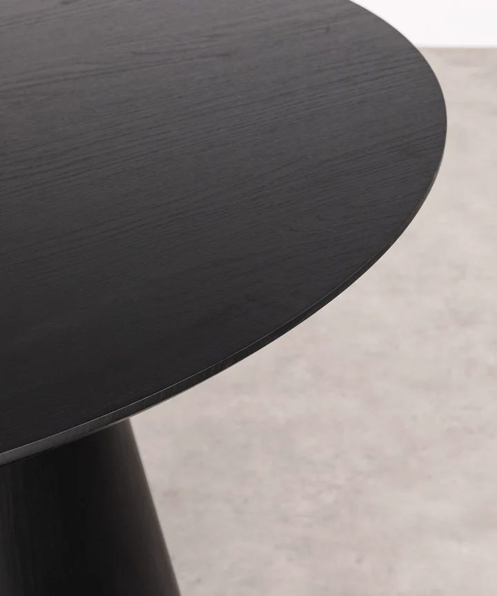 Drift Round Dinning Table (Black)