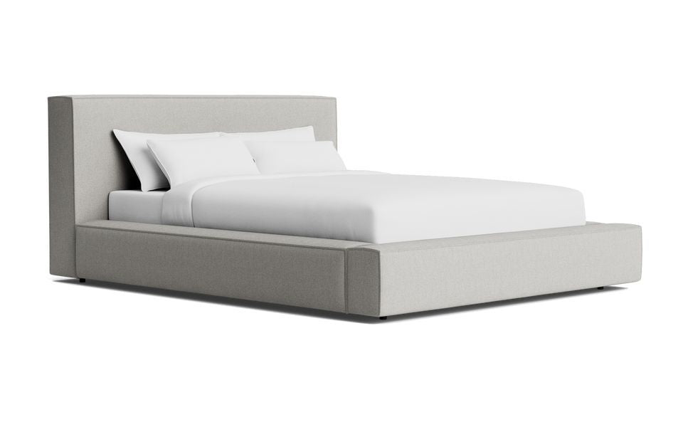 Metro King Bed (Light Grey)
