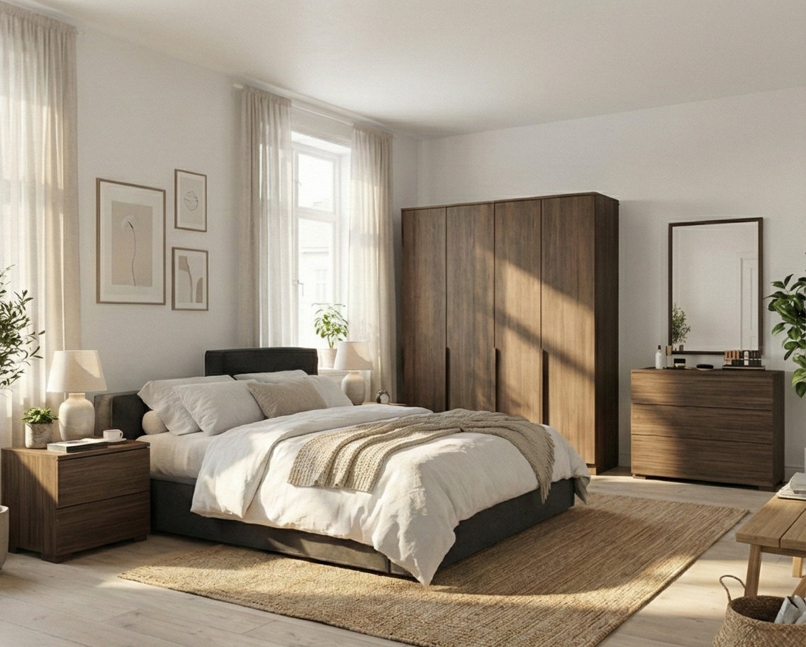 Metro Modern Bedroom Set Bundle BD4 -غرفة نوم مودرن