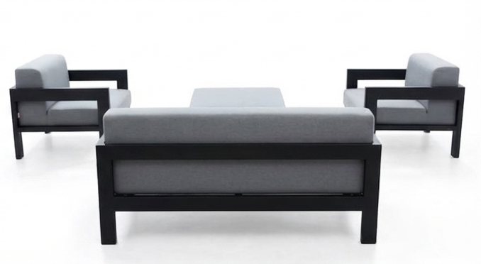 Metro Outdoor Set MOD2-Black & Grey