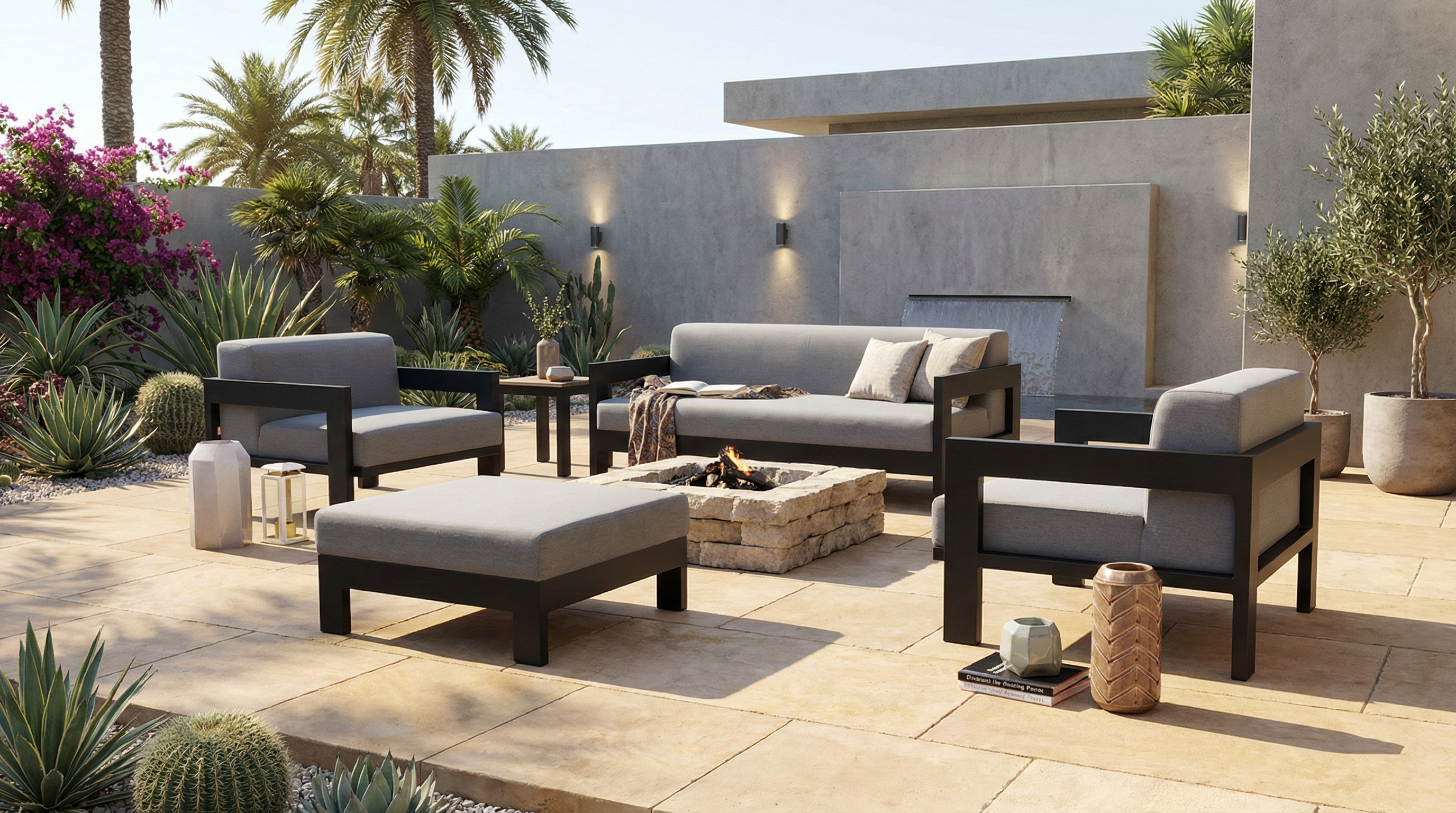 Metro Outdoor Set MOD2-Black & Grey