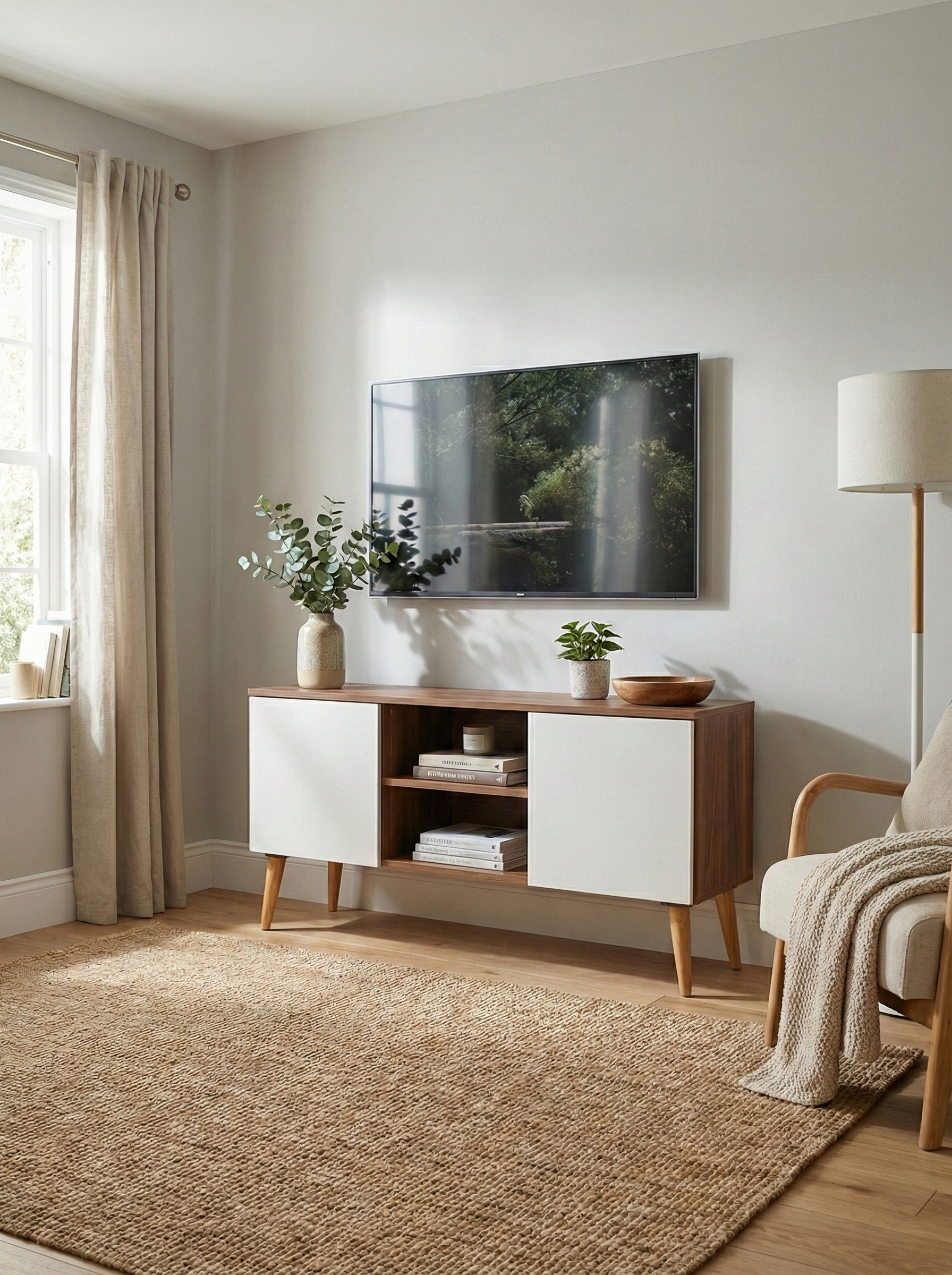 Swift TV Unit 120 cm Swift Tv 1-BW - ترابيزه تلفزيون