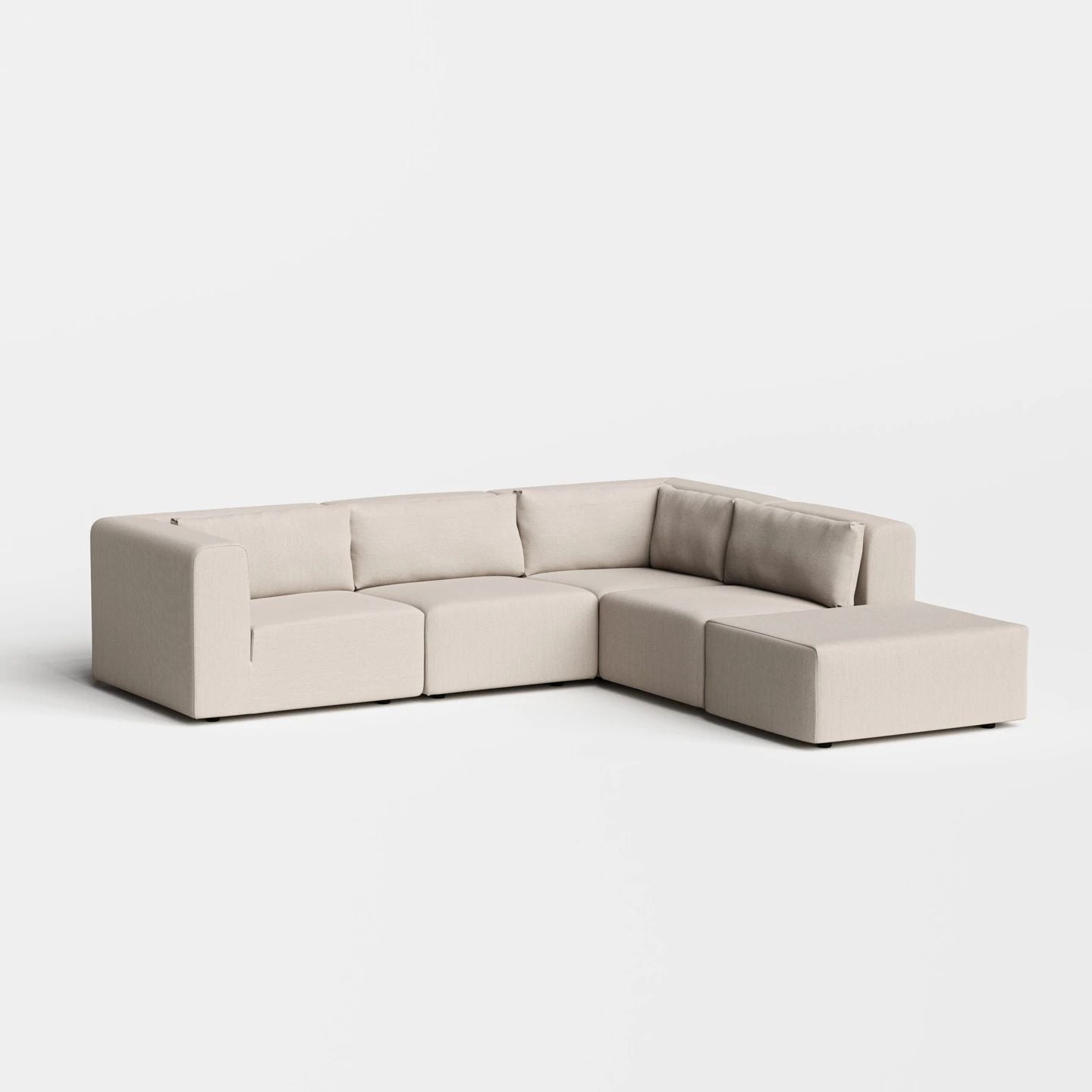 Urban Four Seater L Shape with Ottoman