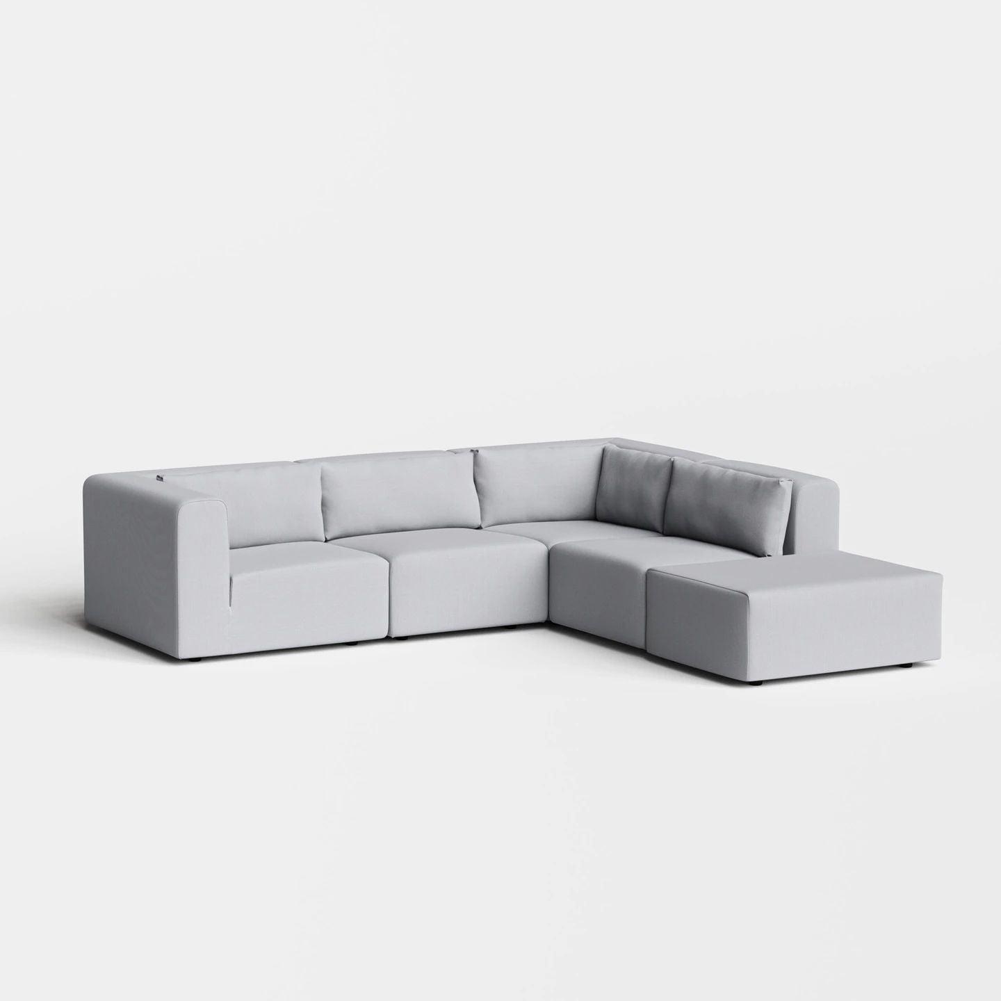 Urban Four Seater L Shape with Ottoman