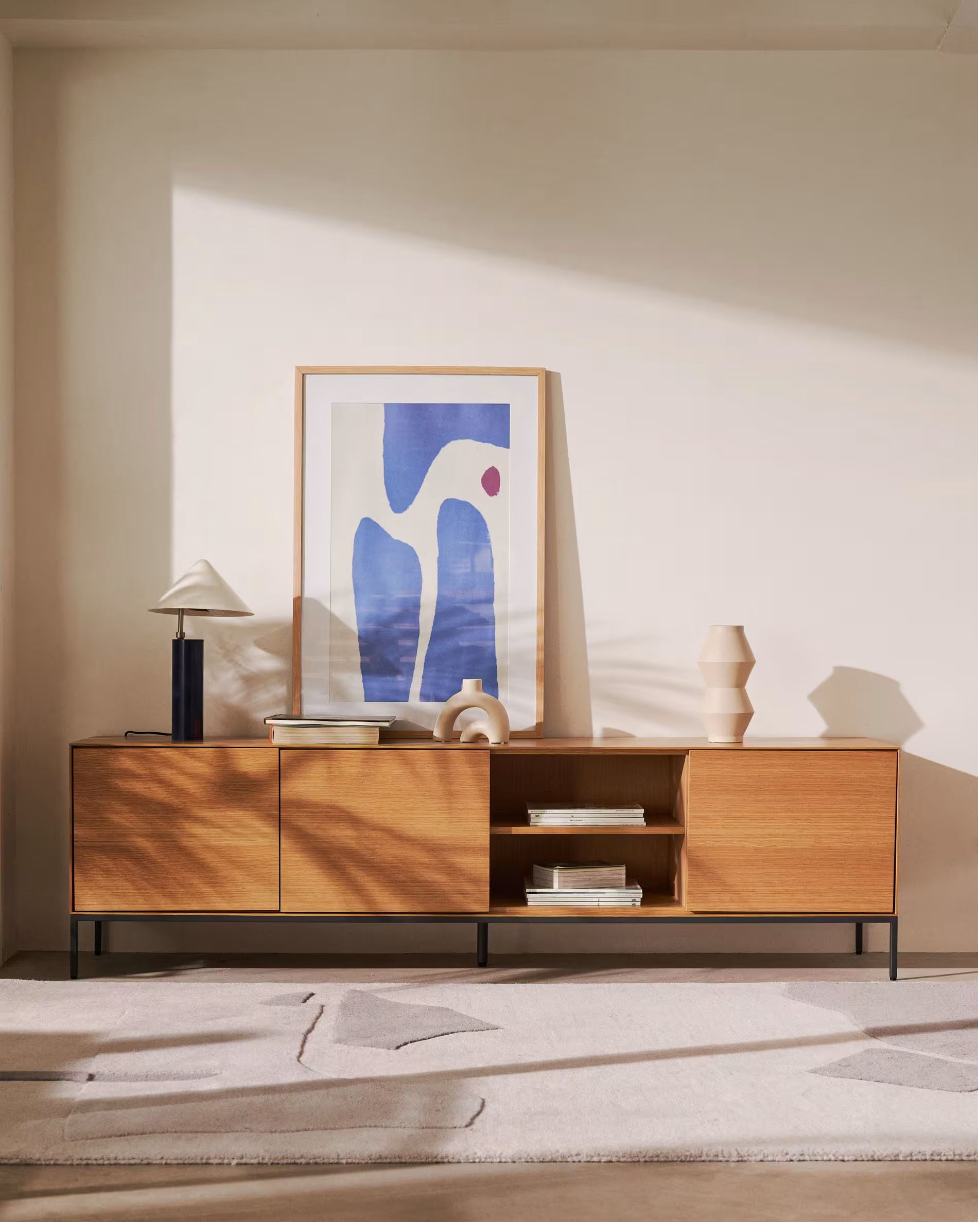 Urban 3 Door TV Unit (Natural)
