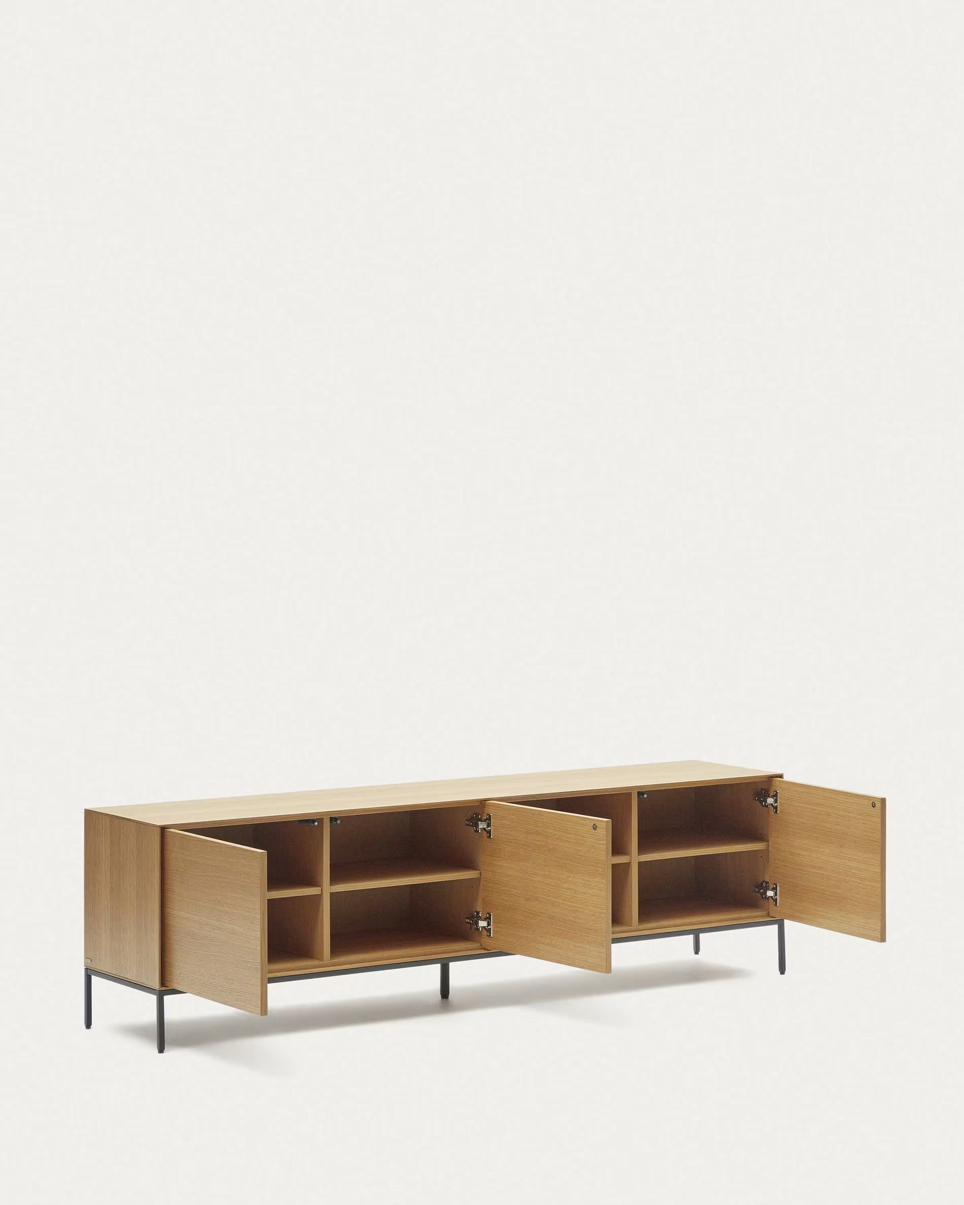 Urban 3 Door TV Unit (Natural)-USB8-N