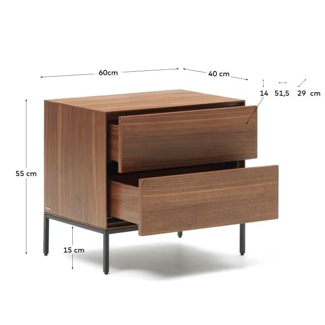 Urban Bedside Table (Brown)