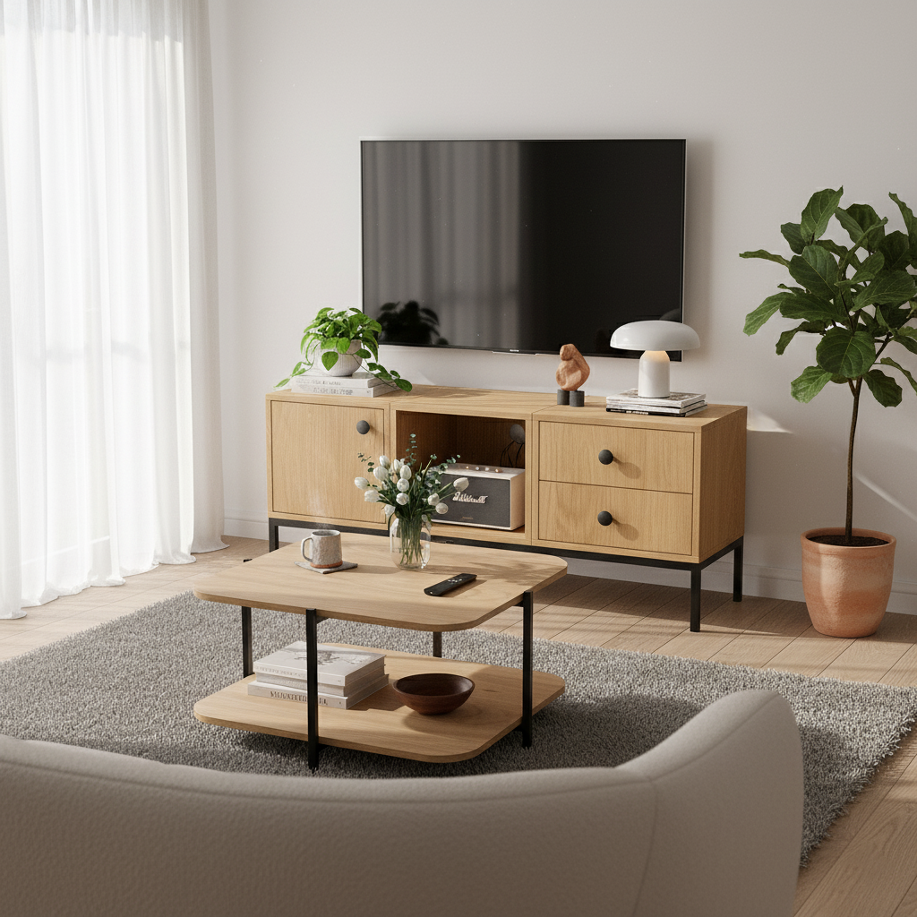 Urban Block Duo Table UBD-BN