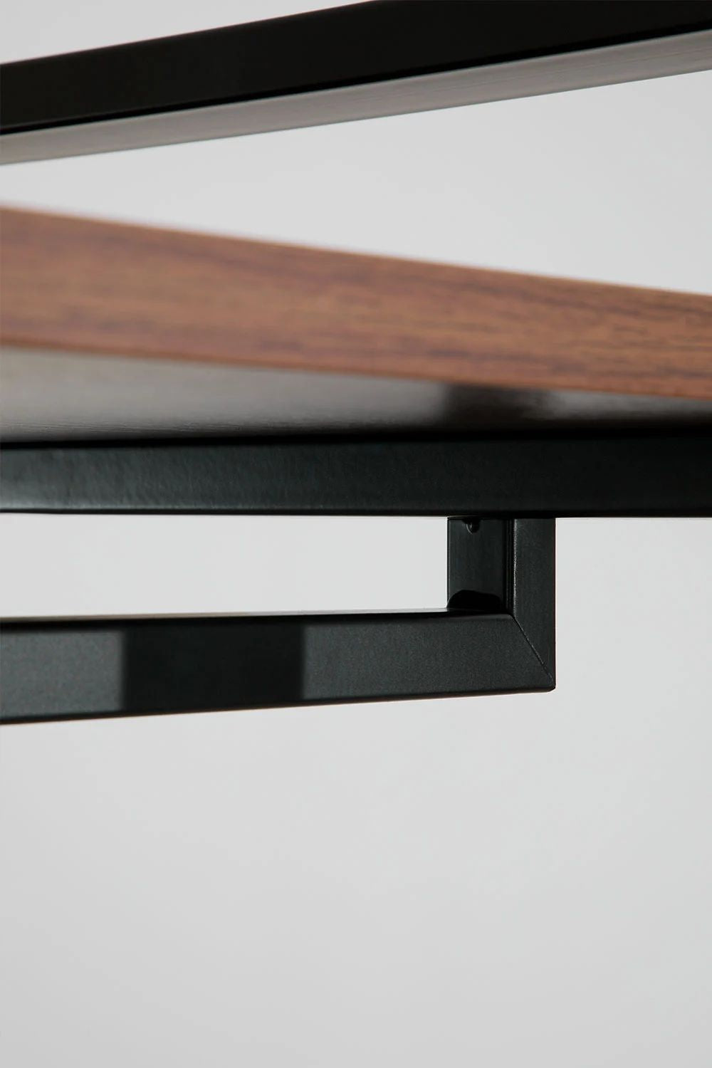 Urban Open Corner Modular Wardrobe 5-Piece in Steel and Wood-USR15